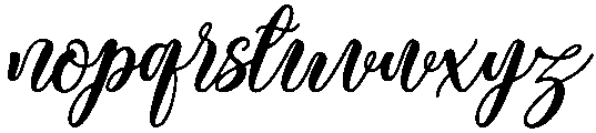 Rosalina otf (400) Font LOWERCASE