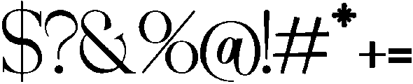 Rosalina otf (400) Font OTHER CHARS