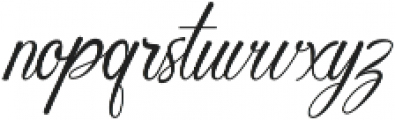 Rosaline Italic otf (400) Font LOWERCASE