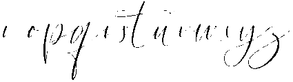 Rosaline Regular otf (400) Font LOWERCASE