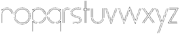 Rosaline Regular ttf (400) Font LOWERCASE