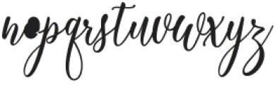 Rosallia Regular otf (400) Font LOWERCASE