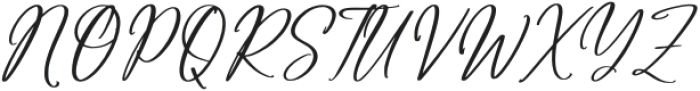 Rosalline Handwritten Regular otf (400) Font UPPERCASE