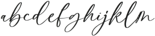 Rosalline Handwritten Regular otf (400) Font LOWERCASE