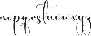 Rosalyne Regular otf (400) Font LOWERCASE