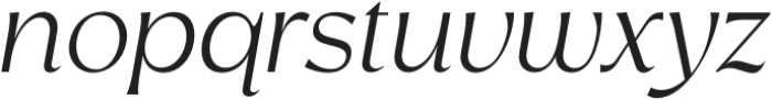 Rosan Stylish Light Italic otf (300) Font LOWERCASE