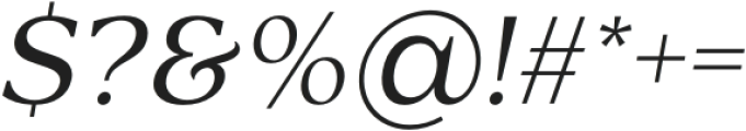 RosanSerif-Italic otf (400) Font OTHER CHARS