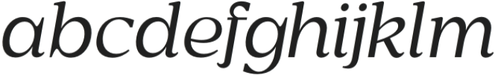 RosanSerif-Italic otf (400) Font LOWERCASE