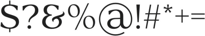 RosanSerif-Regular otf (400) Font OTHER CHARS