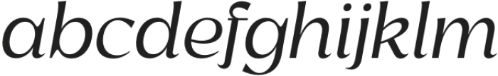 RosanStylish-Italic otf (400) Font LOWERCASE