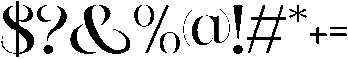 Rosari otf (400) Font OTHER CHARS