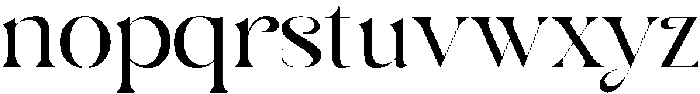 Rosari otf (400) Font LOWERCASE