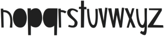 Rosavina Sans Regular otf (400) Font LOWERCASE