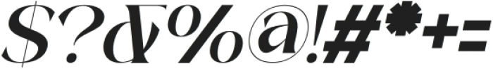 Rosavine Italic otf (400) Font OTHER CHARS