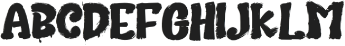 RosberGhosted otf (400) Font LOWERCASE