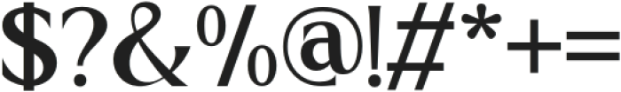 Roscha Bold Semi Condensed otf (700) Font OTHER CHARS