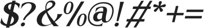 Roscha Extra Bold Italic otf (700) Font OTHER CHARS