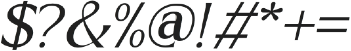 Roscha-Italic otf (400) Font OTHER CHARS