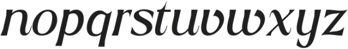 Roscha Medium Italic otf (500) Font LOWERCASE