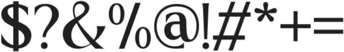 Roscha Semi Bold Condensed otf (600) Font OTHER CHARS