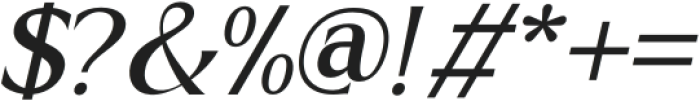 Roscha Semi Bold Italic otf (600) Font OTHER CHARS