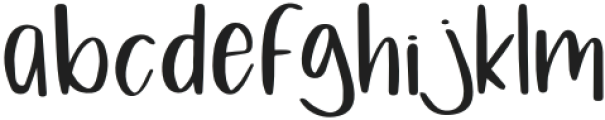 Rose Bud ALP Regular otf (400) Font LOWERCASE