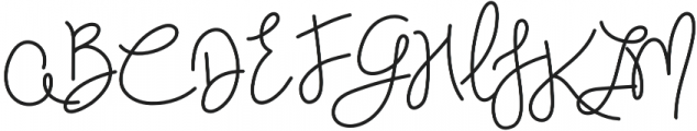 Rose Gold otf (400) Font UPPERCASE