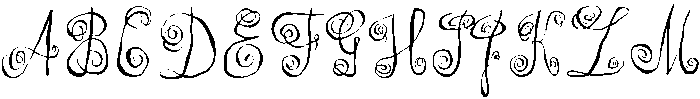 Rose Obsidian Regular otf (400) Font UPPERCASE