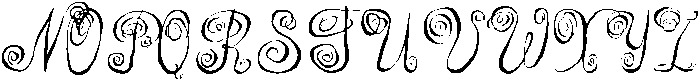 Rose Obsidian Regular otf (400) Font UPPERCASE