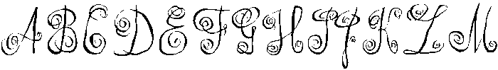Rose Obsidian Regular ttf (400) Font UPPERCASE