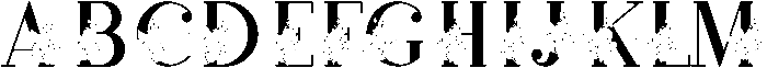 Rose Regular otf (400) Font UPPERCASE