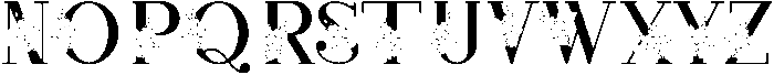 Rose Regular otf (400) Font UPPERCASE