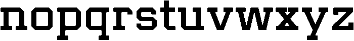 Roseamp Regular otf (400) Font LOWERCASE