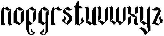 Roseartuk otf (400) Font LOWERCASE