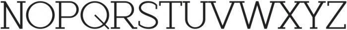 Roseau Slab Light otf (300) Font UPPERCASE