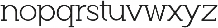 Roseau Slab Light otf (300) Font LOWERCASE