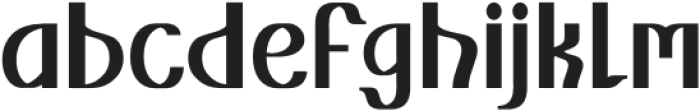 Rosed Kuramad Regular otf (400) Font LOWERCASE