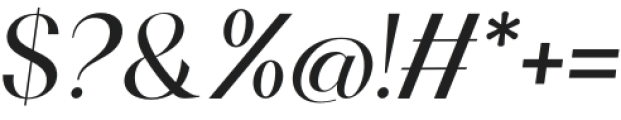 Rosehot Italic otf (400) Font OTHER CHARS