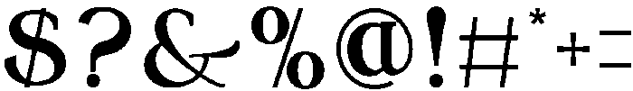 Rosela Regular otf (400) Font OTHER CHARS