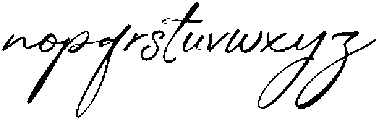 Roselife Regular otf (400) Font LOWERCASE