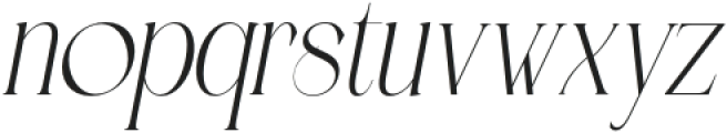 Roselight Italic otf (300) Font LOWERCASE