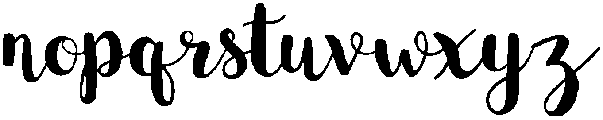 Roseline otf (400) Font LOWERCASE