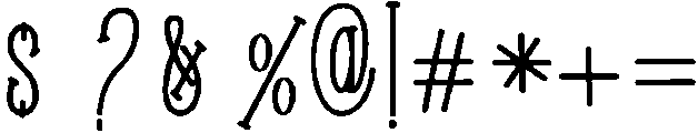 Roselle otf (400) Font OTHER CHARS