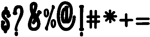 Roselle otf (400) Font OTHER CHARS