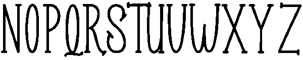Roselle otf (400) Font UPPERCASE