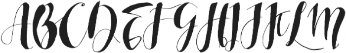 Roselowe Typeface otf (400) Font UPPERCASE