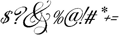 Roselune Scriptoria otf (400) Font OTHER CHARS