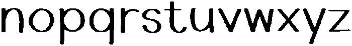 Rosemary Regular otf (400) Font LOWERCASE
