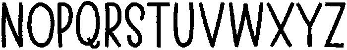 Rosemary Regular otf (400) Font UPPERCASE