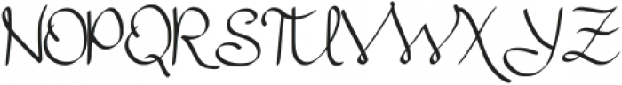 Rosemary Regular otf (400) Font UPPERCASE